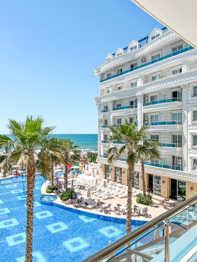 Grand Blue Fafa Resort Spa in Albania the poolside view