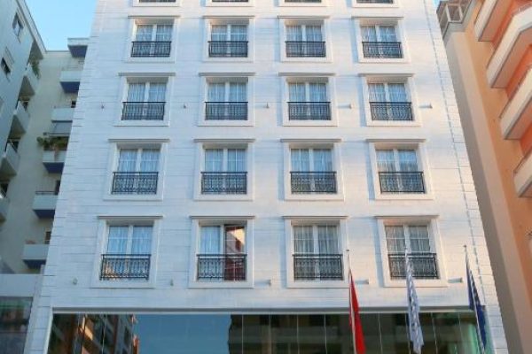 Vooraanzicht van Hotel Palace